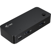 i-tec Universal KVM HUB, Dockingstation schwarz, 2x USB-A- und 2x USB-C