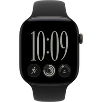 Apple Watch Series 12, Smartwatch schwarz, Aluminium, 46 mm, Sportarmband schwarz M/L, Cellular