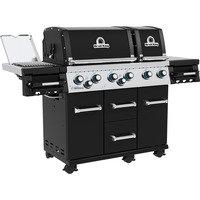 Broil King Gasgrill Imperial 690 IR schwarz/edelstahl, mit Infrarot-Seitenbrenner und Heckbrenner