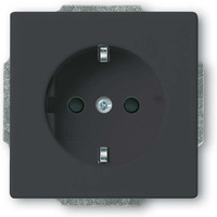 Busch-Jaeger Schutzkontaktsteckdose Einsatz anthrazit, Retail