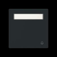 Busch-Jaeger Wippe mit Beschriftungsfeld mit Symbol Klingel schwarz, Retail