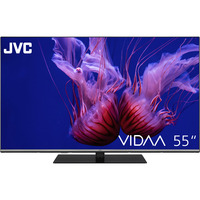 JVC LT-55VDQ6555, QLED-Fernseher 139 cm (55 Zoll), schwarz/grau, UltraHD/4K, Tripple Tuner, VIDAA