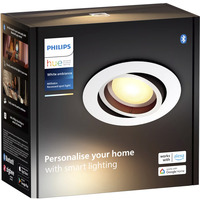 Philips Hue White Ambiance Milliskin Einbauspot, LED-Leuchte weiß