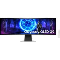 SAMSUNG Odyssey S49DG954SU OLED G95SD, Gaming-Monitor 124 cm (49 Zoll), silber, DQHD, Curved, FreeSync Premium Pro, G-Sync kompatibel, 240Hz Panel