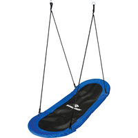 Schildkröt Nestschaukel Oval blau/schwarz