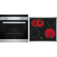 Siemens EQ112EA01Z, Backofen-Set schwarz/edelstahl