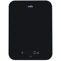 Wilfa MAX Küchenwaage KS2B-10 schwarz, bis 10 kg, Timer, USB-C