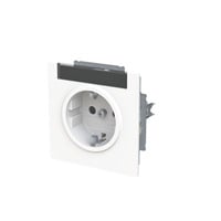 0 Schutzkontaktsteckdose Schutzkontakt Safety Plus weiß, Retail
