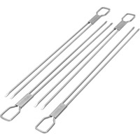 Broil King Narrow Doppelspieß-Set, 4-teilig edelstahl, für das Narrow Spießgestell