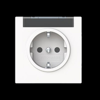 Busch-Jaeger Schutzkontaktsteckdose Schutzkontakt Safety Plus weiß, Retail