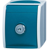 Busch-Jaeger Schutzkontaktsteckdose Typ F 20 EWSL-53 abschließbar blau, Retail