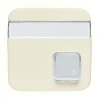 Busch-Jaeger Zentralscheibe mit Betätigungsknopf 1571 CN-212, Abdeckung weiß, Retail