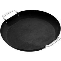 Kamado Joe Karbonstahl Paella Pfanne schwarz