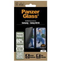 PanzerGlass Privacy Displayschutz Ultra-Wide Fit, Schutzfolie transparent, Samsung Galaxy A36 5G