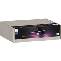 Philips HUE White & Color Ambiance CentrisCross 3er Deckenspot, LED-Leuchte schwarz