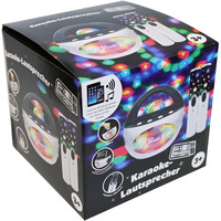 VEDES Karaoke Lautsprecher mit zwei Mikrofonen Retail