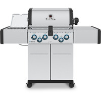 Broil King Gasgrill Regal S 490 IR edelstahl, mit Infrarot-Seitenbrenner und Heckbrenner