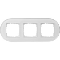 Gira Abdeckrahmen dreifach Rahmen, Abdeckung weiß, Retail