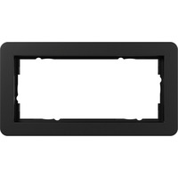 Gira Abdeckrahmen zweifach, Abdeckung schwarz, Retail