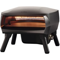Witt Pizzaofen ETNA Rotante Piccolo 13" mat black schwarz, für Pizzen bis ca. Ø 33cm, rotierender Pizzastein