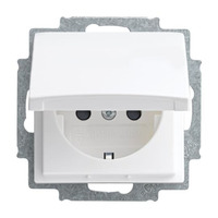 Busch-Jaeger Schutzkontaktsteckdose Einsatz 20 EUKB-914 weiß, Retail