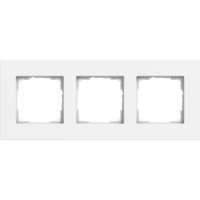 Gira Abdeckrahmen dreifach lackiert matt Aluminium weiß, Retail