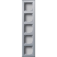 Gira Gehäuse fünffach Aluminium aluminium, Retail