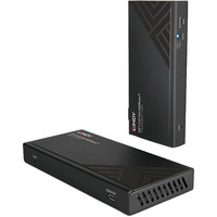 Lindy 150m Cat.6 KVM Extender, DisplayPort-Verlängerung schwarz, DisplayPort 1.2, USB, IR & RS-232, HDBaseT