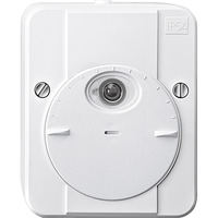 Merten Dämmerungsschalter mit Schaltverzögerung, Aufputz, 230 Volt, Typ 544819 weiß (glänzend), Retail