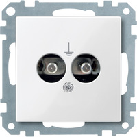 Merten Steckdosen Einsatz Potentialausgleich weiß, Retail