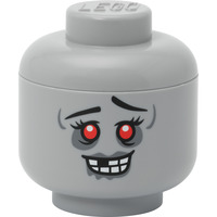 Room Copenhagen LEGO Storage Head "Zombie", mini, Aufbewahrungsbox grau