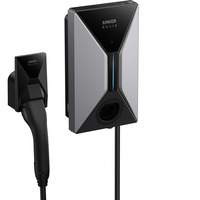 Anker SOLIX V1 Wallbox 22KW, 32A 3-phasig schwarz/grau, mit 5 Meter Kabel