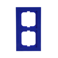 Busch-Jaeger Rahmen zwei fach blau, Retail