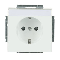 Busch-Jaeger Schutzkontakt Steckdosen Einsatz Typ F 20 EUCNB-884 weiß, Retail