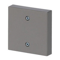 Busch-Jaeger Zentralscheibe für Zugschalter mit Schraubbefestigung, Abdeckung edelstahl, Retail