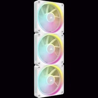 Corsair iCUE LINK LX120 RGB Generalüberholt, Gehäuselüfter weiß, 3er Pack, 120 mm