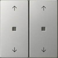 Gira Wippe zwei fach edelstahl, Retail