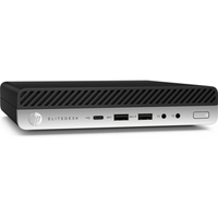 HP EliteDesk 800 G3 DM Generalüberholt, Mini-PC schwarz/silber, Linux Mint