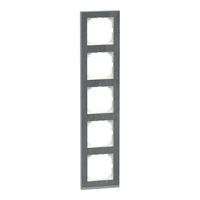 Merten Decor Rahmen fünffach schiefer, Retail