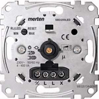 Merten Universal-Drehdimmer-Einsatz für LED-Lampen Typ MEG5134-0000, Unterputz, 230 Volt Retail