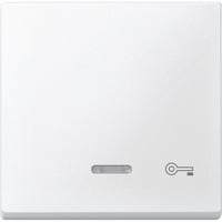 Merten Wippe Kontrollfenster Fenster Wippe mit Aufdruck Schlüssel weiß, Retail