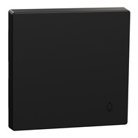 Merten Wippe mit Klingelsymbol, matt, für Schalter und Taster, Typ MEG3305-0403 schwarz (matt), Retail