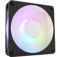 Alphacool Apex Stealth Metall Aurora 120, Gehäuselüfter schwarz, 120 mm