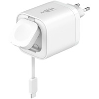 Ansmann Home Charger HC265PD mit Kabel und Apple Watch Lader 5,8A 65W 2-Port, Ladegerät weiß