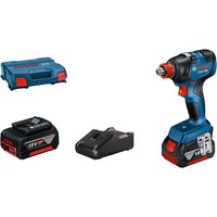 Bosch Akku-Schlagschrauber GDX 18V-200 Professional, 18Volt blau/schwarz, 2x Li-Ion Akku ProCORE18V 4,0Ah, L-Case