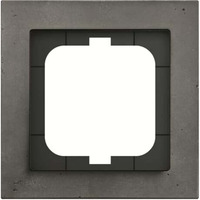 Busch-Jaeger Abdeckrahmen 1-fach, Abdeckung grau, Retail
