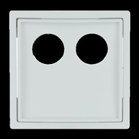 Busch-Jaeger Zentralscheibe Studio Rufsysteme 2548-020 D-84, Abdeckung weiß, Retail