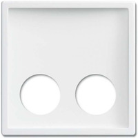 Busch-Jaeger Zentralscheibe Studio Rufsysteme 2548-020 D-84, Abdeckung weiß, Retail