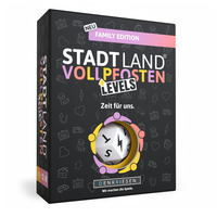 Denkriesen Stadt Land Vollpfosten Levels Family Edition Zeit für uns, Brettspiel 
