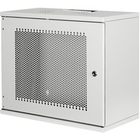 Digitus Wandgehäuse, SOHO, unmontiert - 540x400 mm (BxT), IT-Schrank hellgrau, 9 Höheneinheiten